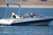 Recreational boating on Pueblo Reservoir, photo courtesy of Carla Quezada