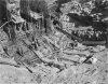 Pueblo Dam construction, photo courtesy of Bureau of Reclamation