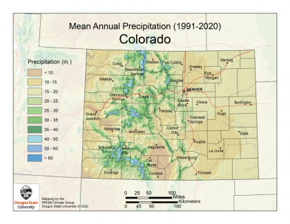 Map by PRISM Climate Group